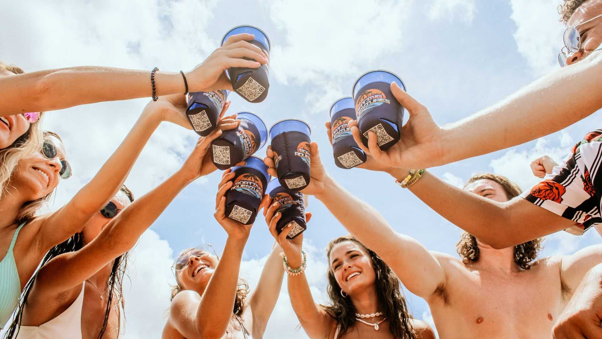 Professional bachelorette party boat in Tampa Bay.