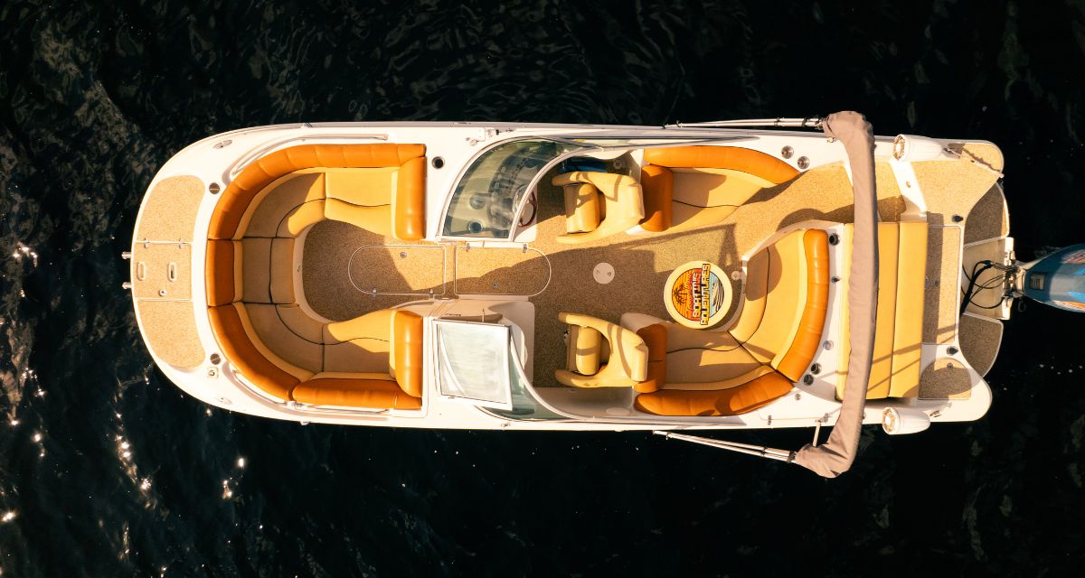 Group of friends on a party boat near Tampa Bay, FL.